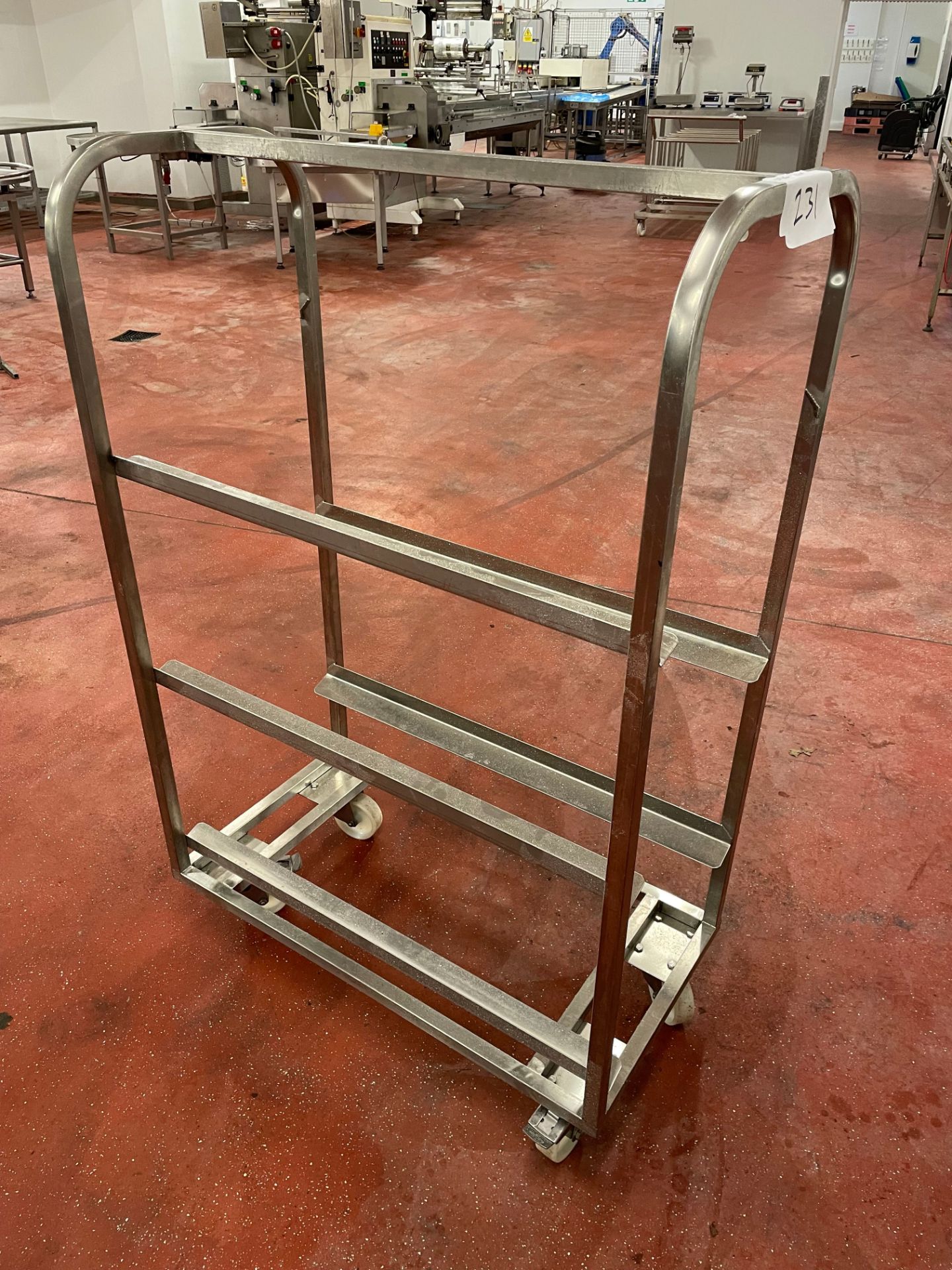 TRAY STAND RACK.