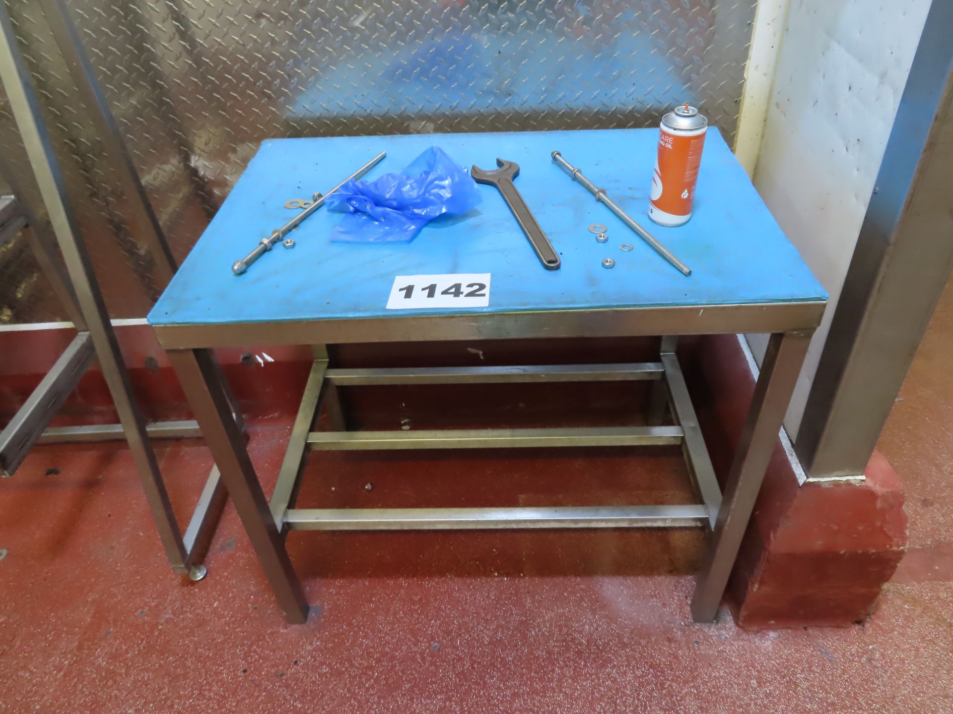 S/S WORKSHOP WORK TABLE.