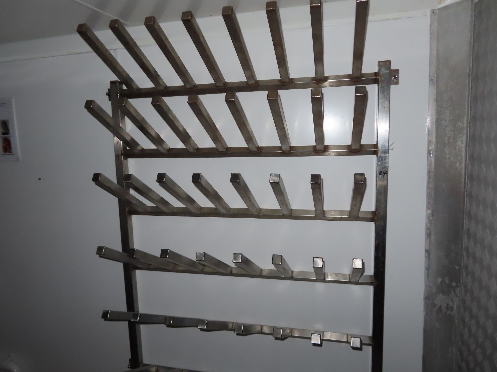 2 X WALL MOUNTED WELLIE HOLDER. - Image 2 of 2