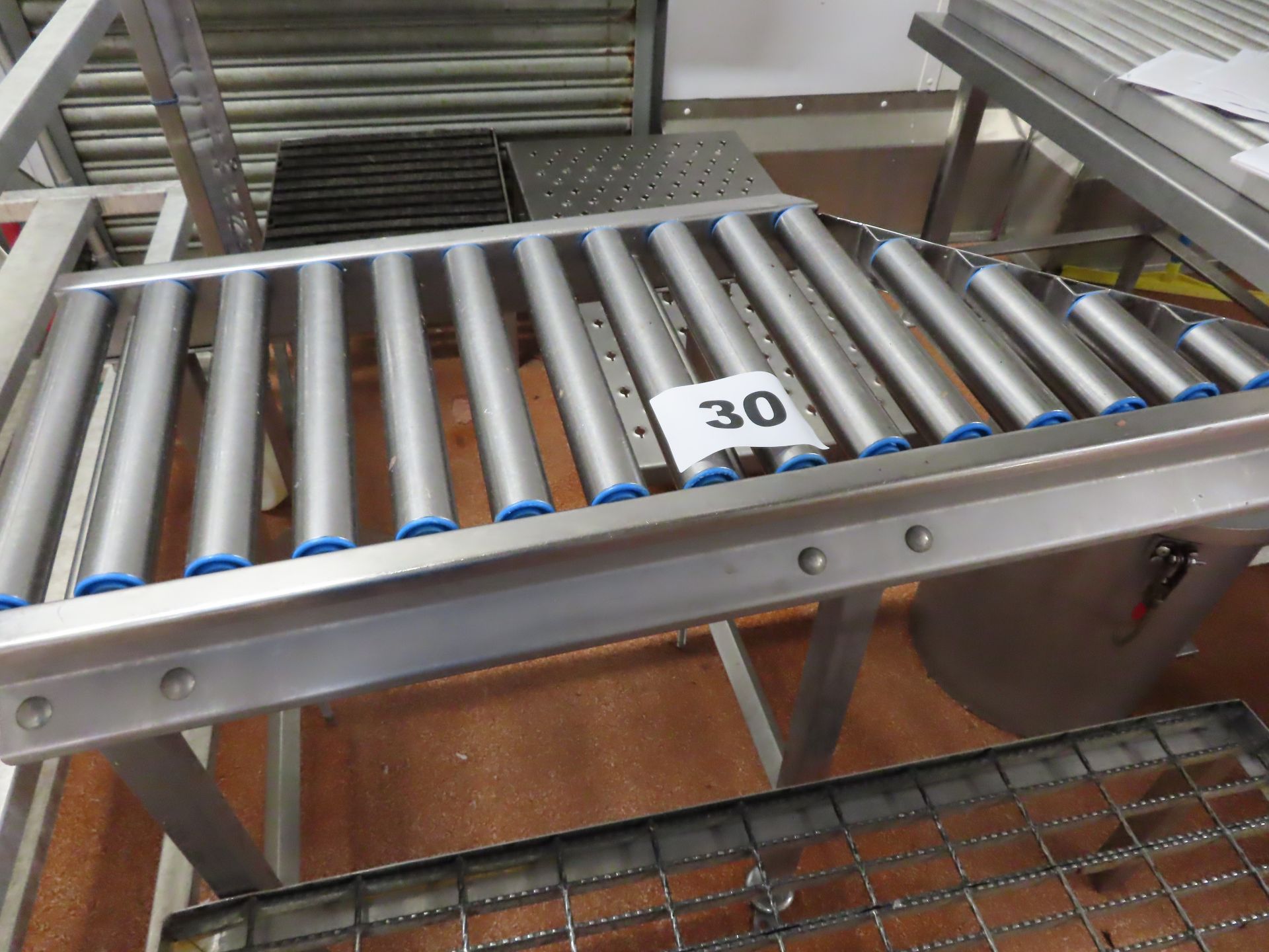 SECTION OF ROLLER CONVEYOR.