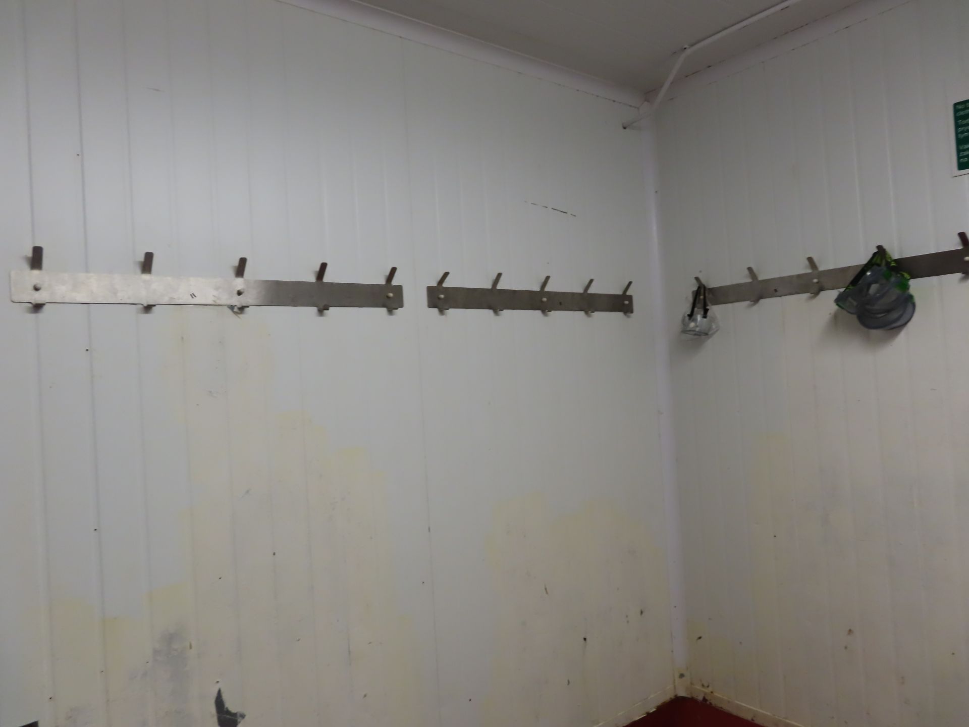 6 X WALL MOUNTED COAT HOOKS. - Image 2 of 3