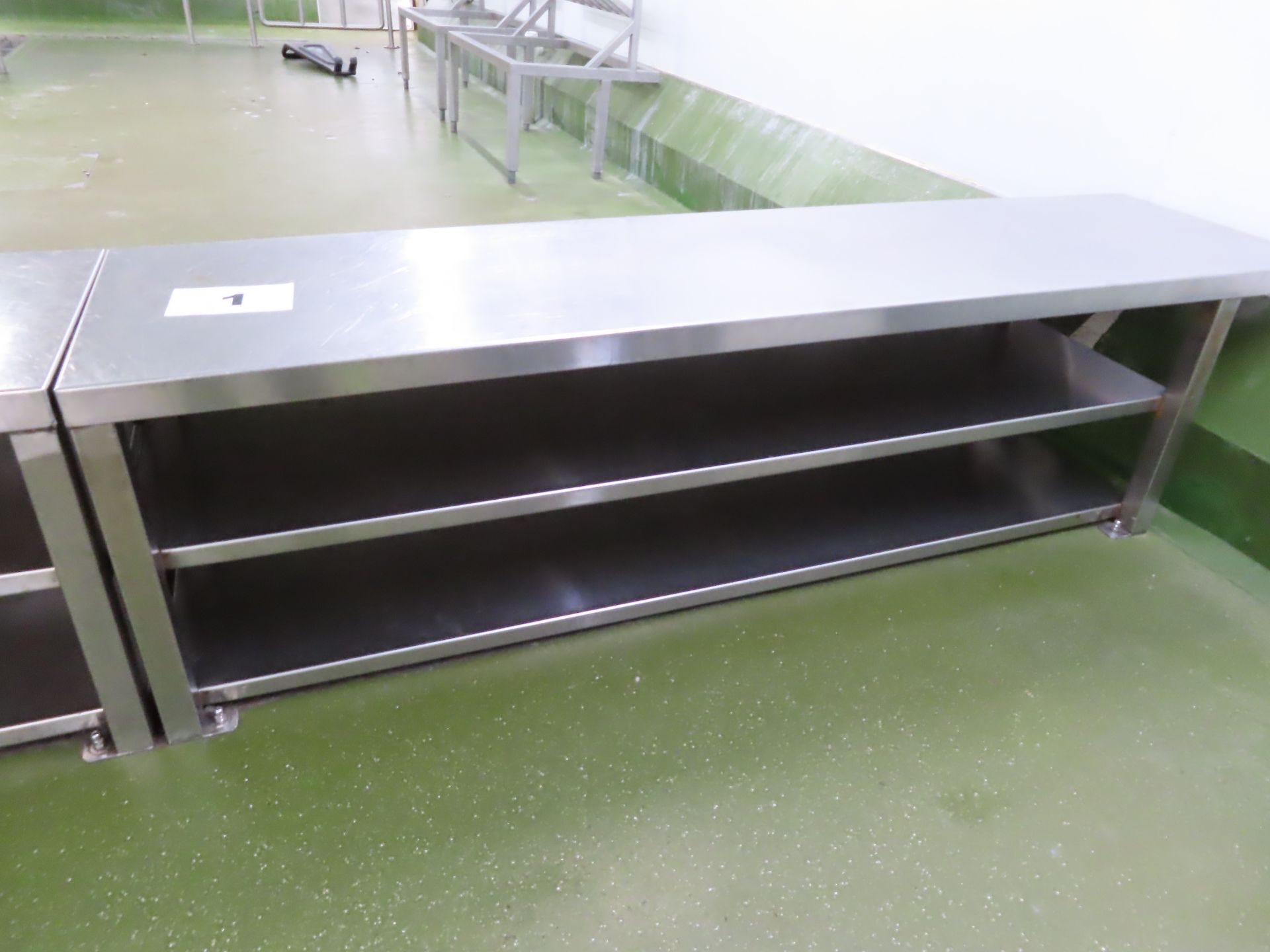 STAINLESS STEEL BENCH - Image 2 of 2
