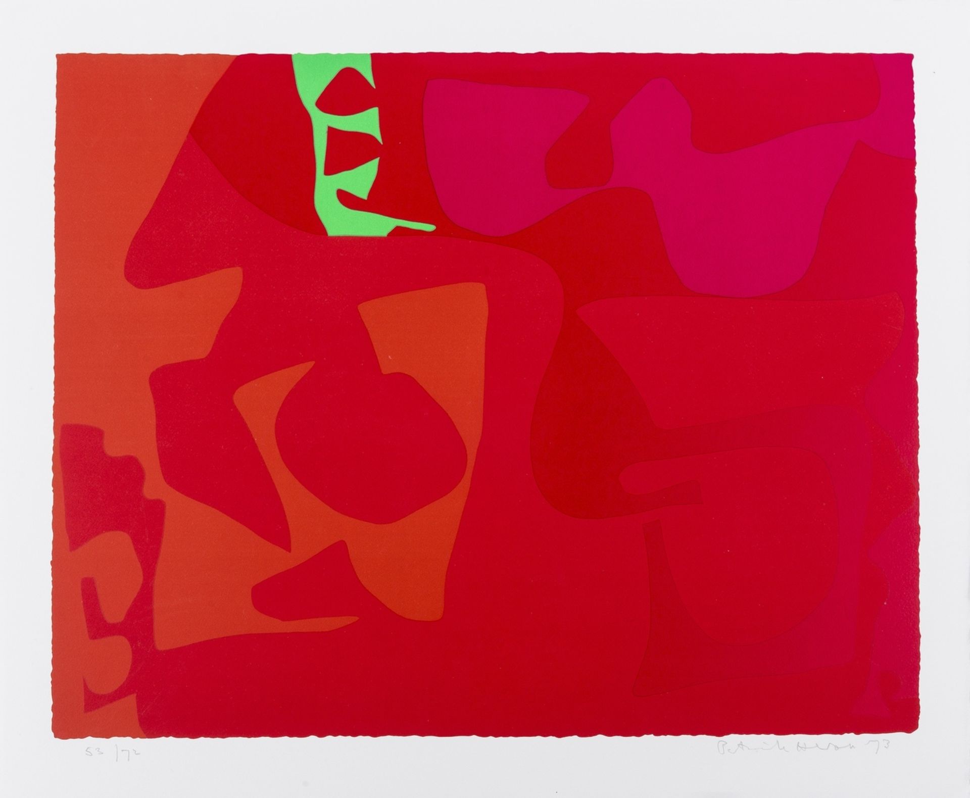 Patrick Heron (1920-1999) Small Red, January 1973 3