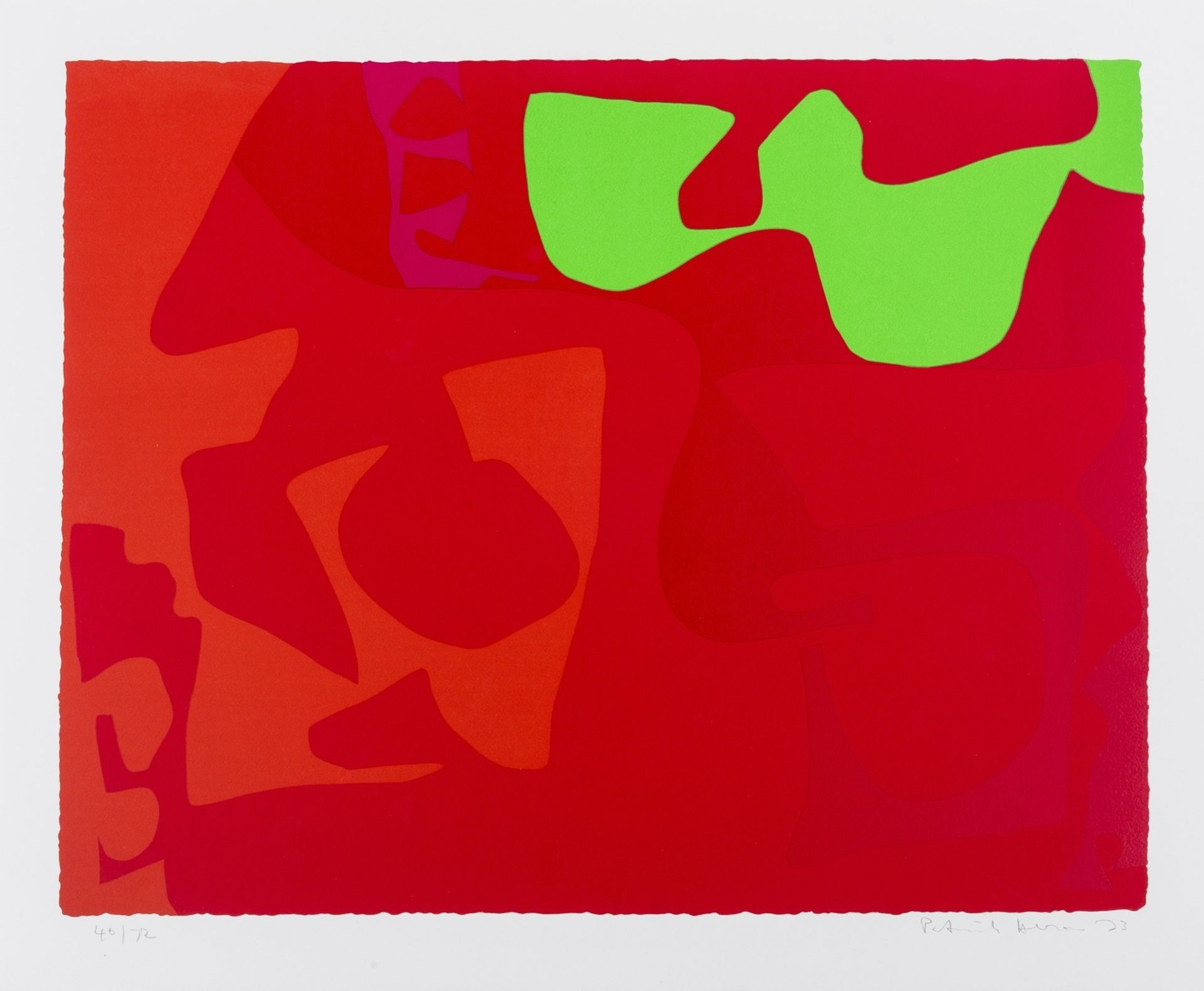 Patrick Heron (1920-1999) Small Red, January 1973 2