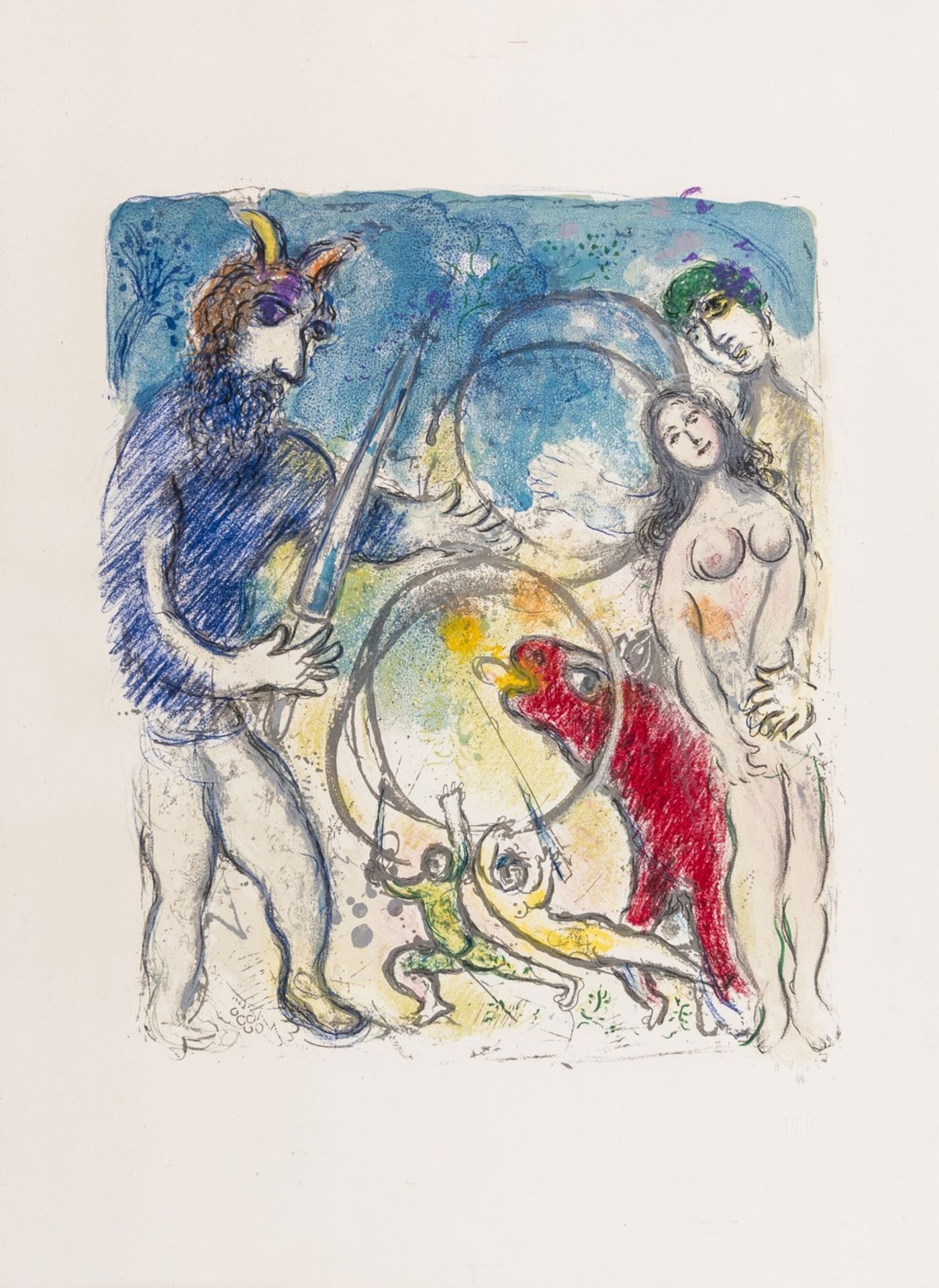 Marc Chagall (1887-1985) A la Femme, qu'est-it resté (Mourlot 536)