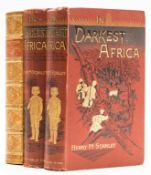 Africa.- Stanley (Henry Morton) In Darkest Africa, 2 vol., first edition, 1890; and another …