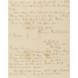 Nightingale (Florence) Autograph Letter signed to Arnold Toynbee, 1882, in his capacity as tutor …