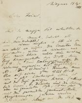 Liszt (Franz) Autograph Letter signed to the publisher, Kistner, 1848, about the publication of …