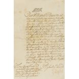 Anne (Queen) Warrant signed to pay John Duke of Argyll two thousand seven hundred sixty five …