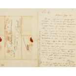 Verdi (Giuseppe) Autograph Letter signed to his librettist Salvatore Cammarano, 1845, commenting …