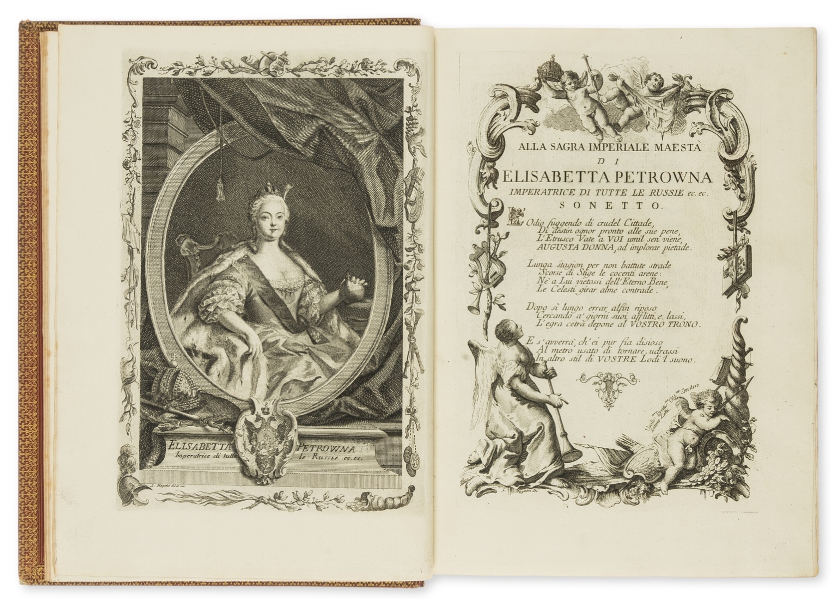 Dante Alighieri. La Divina Commedia, 4 vol., Venice, Presso Antonio Zatta, 1757-58. - Bild 2 aus 3