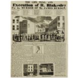 Broadside.- Trial & Execution.- The Life, Trial, and Execution of R. Blakesley For the Murder of …