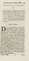 Locke, Boyle & Newton.- Bibliotheque Universelle et Historique, vol.2 and 8 only, Amsterdam, chez …