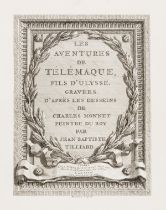 Fénelon (François de Salignac) Les Aventures de Telemaque, 2 vol., most plates before letters, …