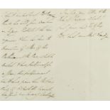 Wellington (Arthur Wellesley, first Duke of) Autograph Letter signed to [General Sir James …