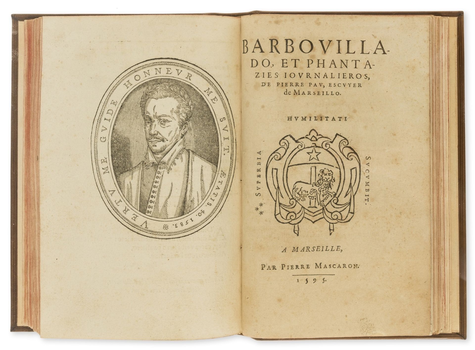 Marseille.- Bellaudiere (Louis Bellaud de la) Obros et Rimos Provenssalos, first edition of the …