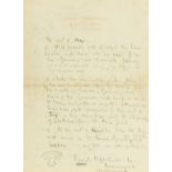 [Milne (A.A.)] [War Prophecy... by Belisha the Hippotist], autograph manuscript in pencil, with a …