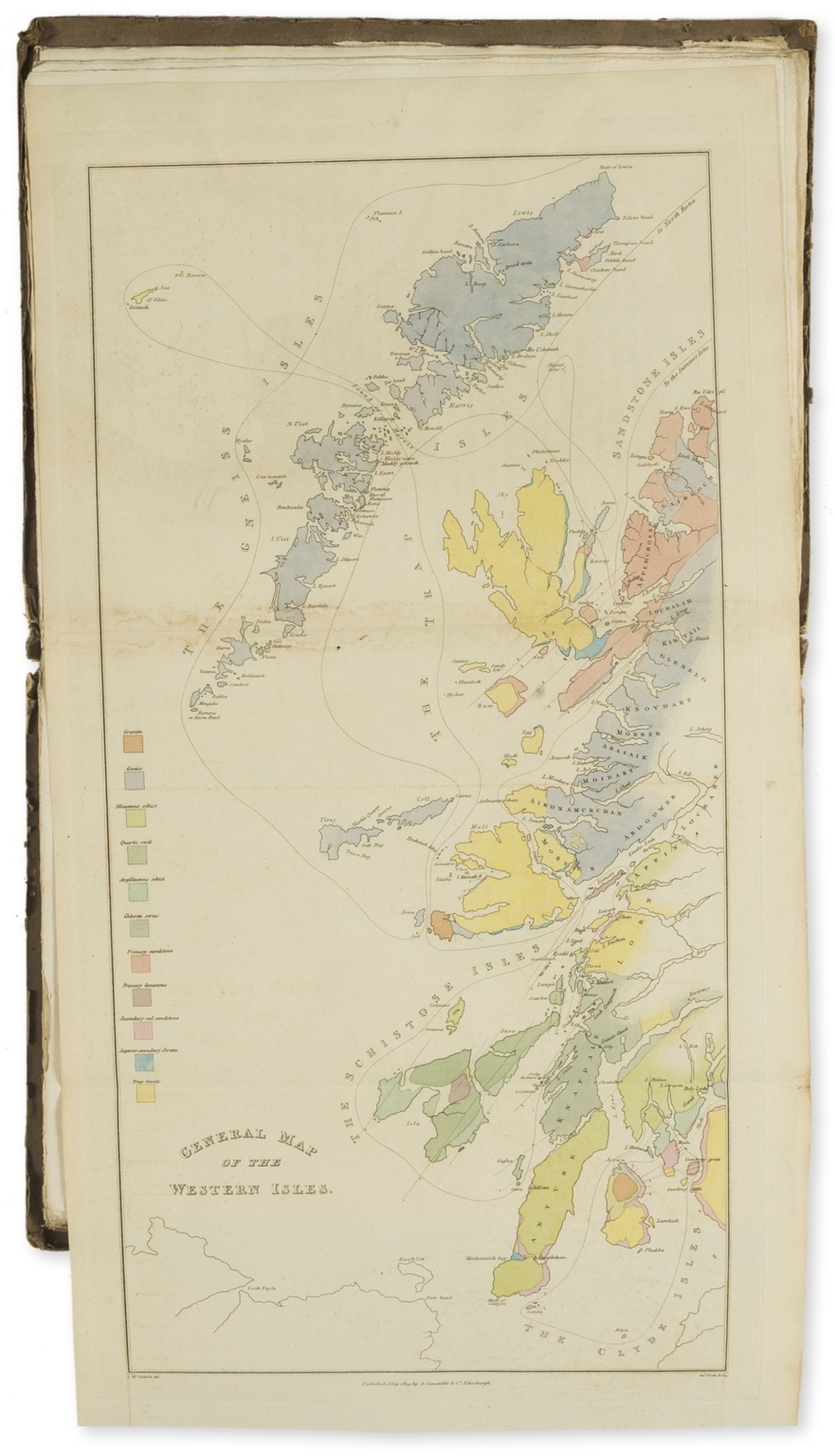 Scotland.- Western Isles.- Geology.- Macculloch (John) A Description of the Western Islands of …