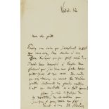 Berlioz (Hector) Autograph Letter signed to Emile Deschamps, poet and author of the libretto of …