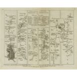 Road atlas.- Jefferys (Thomas) Jefferys's itinerary; or travellers companion, through England, …