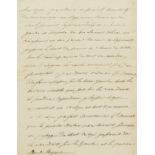 Napoléon I. Letter signed to the Marshal of the Empire Nicolas Oudinot, Duke of Reggio, in French, …