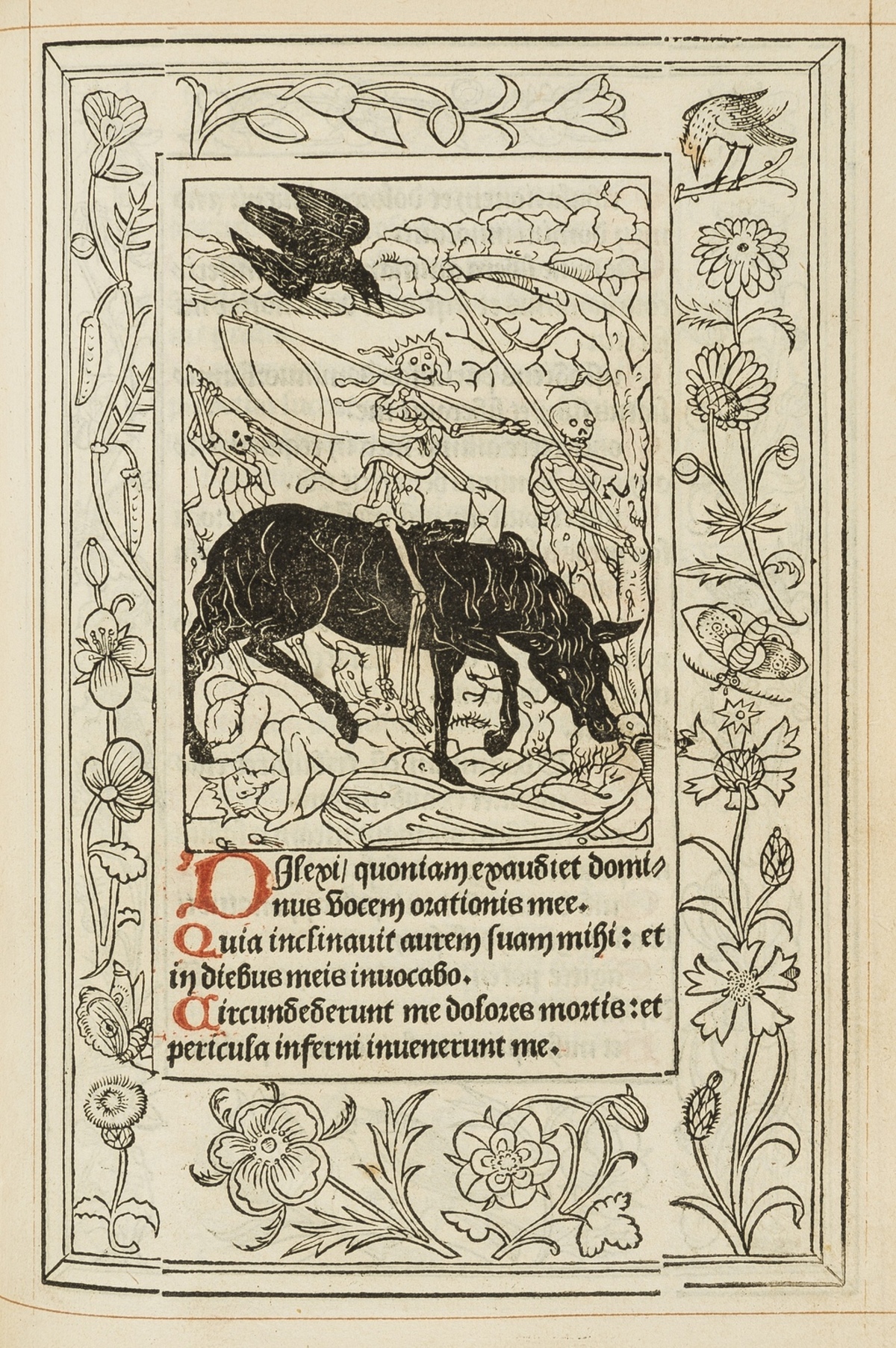 Printed Book of Hours.- Tory (Geoffrey) Hore in laudem beatissime Virginis Marie, Paris, Simon du … - Bild 2 aus 2
