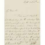 Pitt (William) Autograph Letter signed to G[eorge?] Hammond, 1802, thanking him for papers …