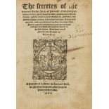 Everard Digby's copy.- Ruscelli (Girolamo) The Secretes of the Reverend Maister Alexis of Piemont, …
