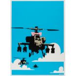 Banksy (b.1974) Happy Choppers (Signed and inscribed with a ♡ and ☮︎)