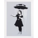 Banksy (b.1974) Nola (White Rain) (Signed)