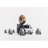 Banksy (b.1974) Donuts (Chocolate) (Signed)