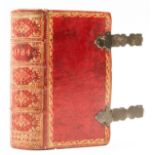 Almanac.- Rider's British Merlin: for...1784, bound with 3 others similar, contemporary red …