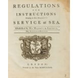 Maritime.- Royal Navy. Regulations and Instructions relating to His Majesty's Service at Sea, …