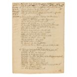 Book catalogue.- Catalogue après décès de l'Abbé B..., manuscript, no place, 1750.
