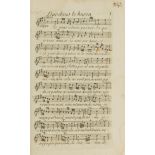 Music.- Popular songs.- An excellent group of c.80 most separately published 18th century French …