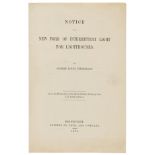 Stevenson (Robert Louis) Notice of a New Form of Intermittent Light for Lighthouses, offprint, …