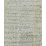 Mining.- California Gold Rush.- Babb (Robert Fisher) Autograph Letter signed to his brother-in-law …