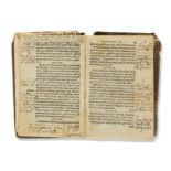 Annotated Law.- Justinianus I. Institutionum libri IIII, a rare little edition, Antwerp, [Joannes …