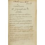 Geography.- Introductio ad Geographiam de Sphæra, manuscript, [c.1700]; and 2 other manuscripts in …