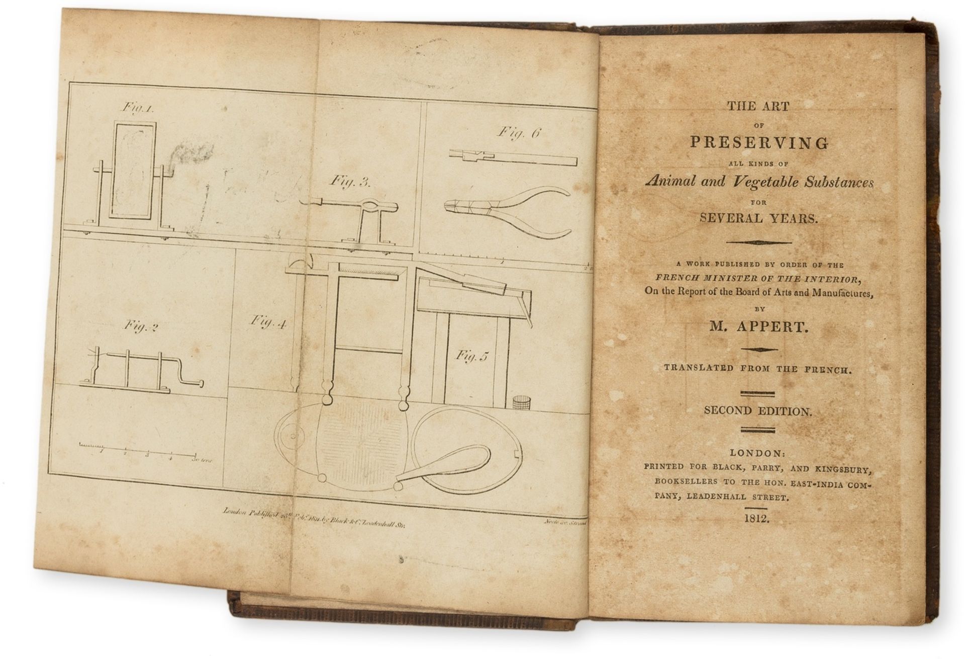 Preservation.- Appert (Nicolas) The Art of Preserving all kinds of Animal and Vegetable Substances …