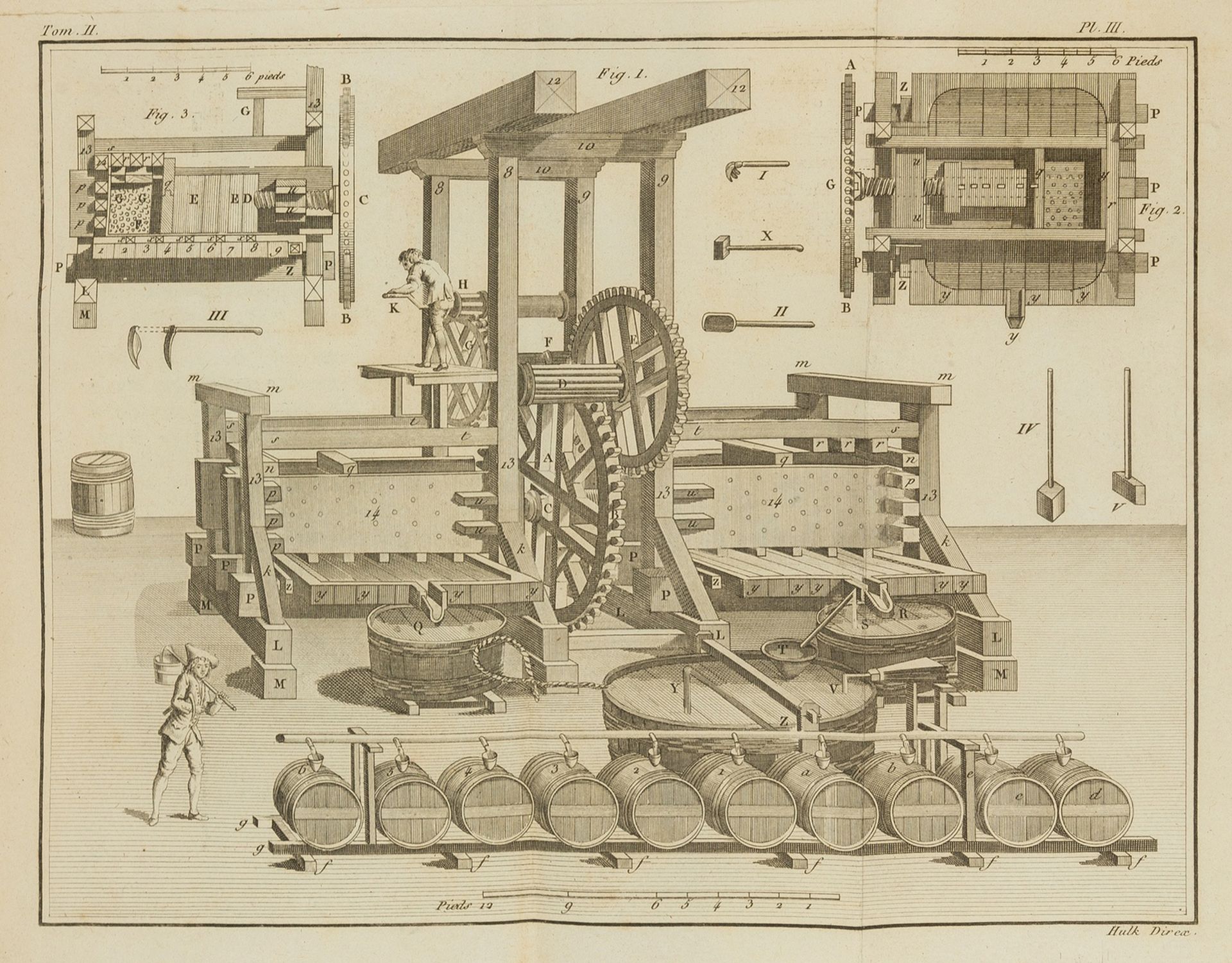 Wine.- Chaptal (Jean-Antoine, Comte de Chantel) & others. Traité théorique et pratique sur la …