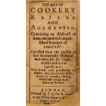 Cooper (Joseph) The art of cookery refin'd and augmented. Containing an abstract of some rare and …