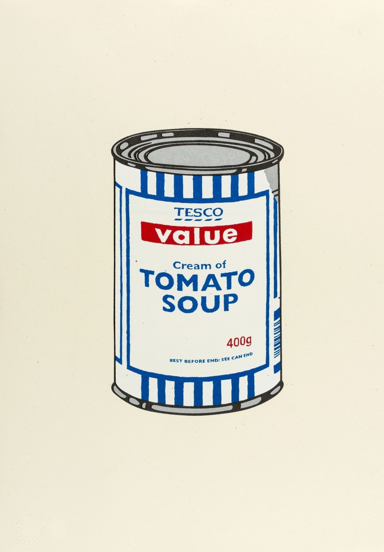 Banksy (b.1974) Soup Can: Original Colourway