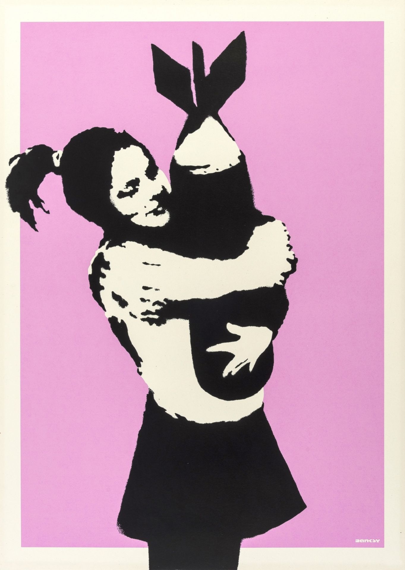 Banksy (b.1974) Bomb Love