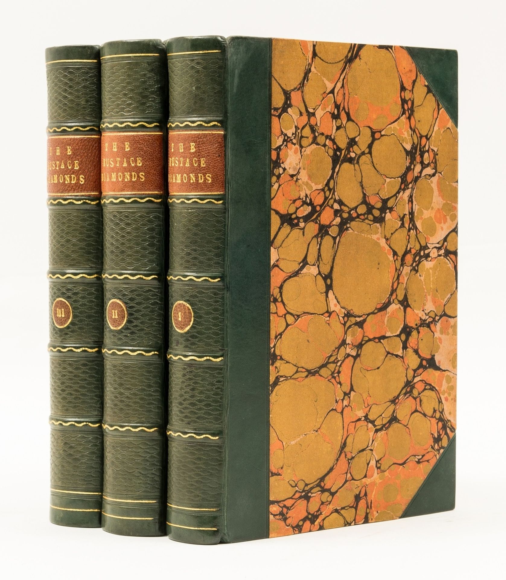 Trollope (Anthony) The Eustace Diamonds, 3 vol., first edition in book form, Chapman and Hall, 1873.