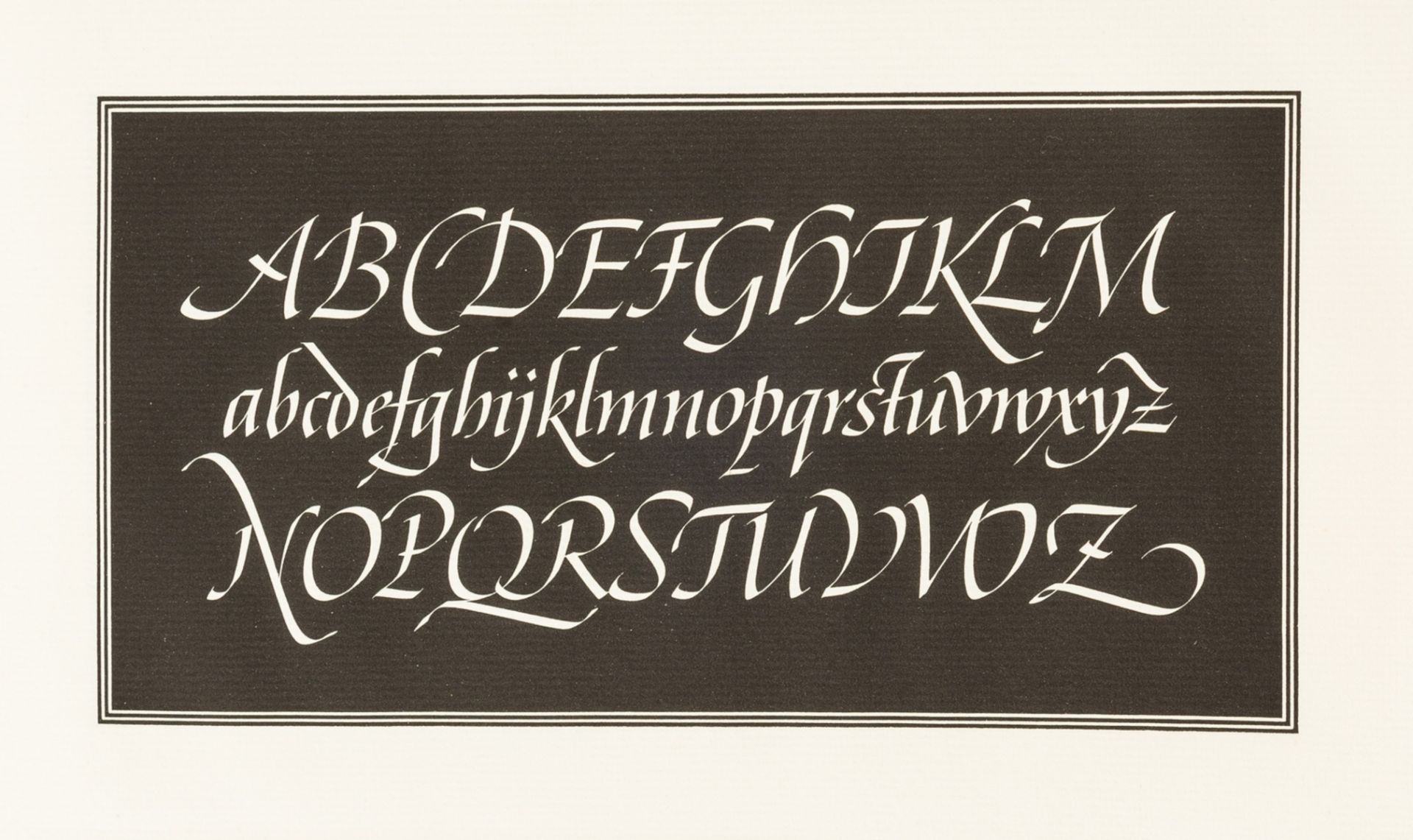 Zapf (Hermann) Pen and Graver: Alphabets & Pages of Calligraphy, limited edition, New York, 1952 & …