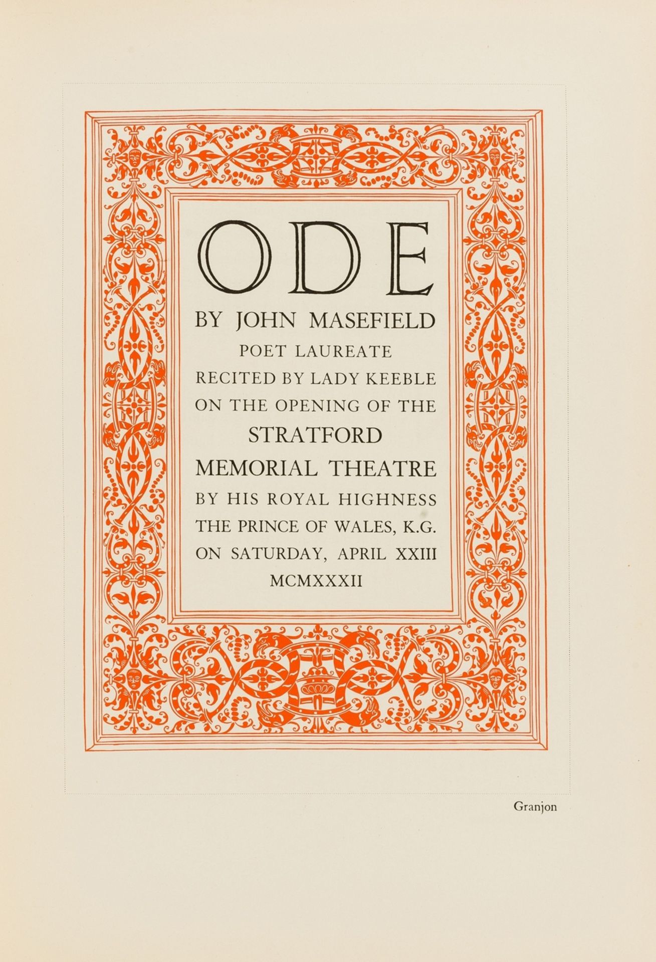 Printing & Typography.- Wallis (Lawrence) George W.Jones: Printer Laureate, one of 45 deluxe …