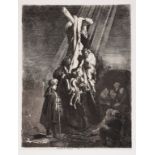 Rembrandt van Rijn (1606-1669) The Descent from the Cross: Second Plate