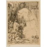 Rembrandt van Rijn (1606-1669) The Raising of Lazarus: Small Plate