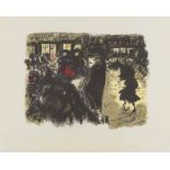 Pierre Bonnard (1867-1947) Place le soir, from Quelques Aspects de la Vie de Paris (Bouvet 64)